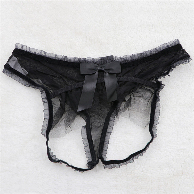 Sexy Top Gather Transparent Bra Lace Hollow Half Cup Bra - Onouthati