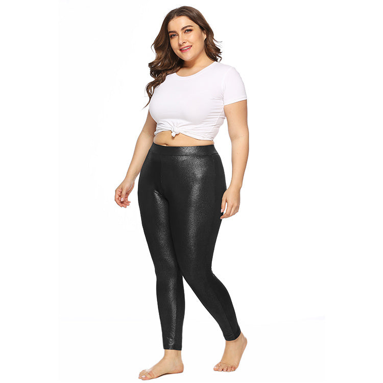 Gold glittering leggings - Onouthati