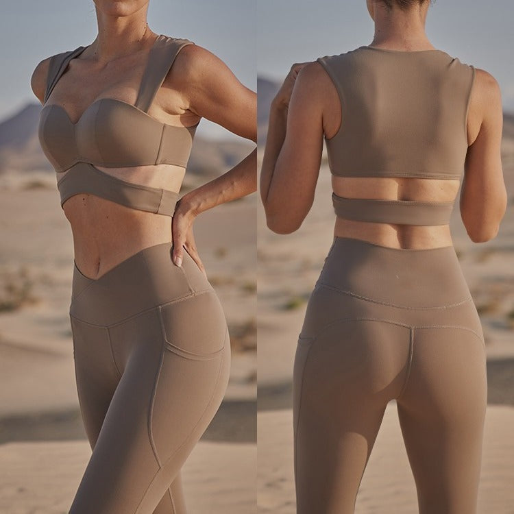 Sport Coat For Women Tights Fitness Yoga Wear Suit - Onouthati