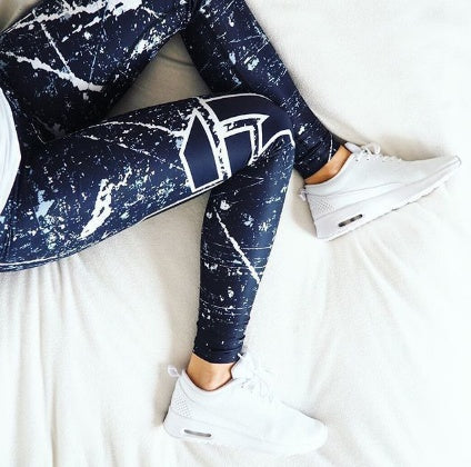 Women Leggings Printing Leggings Breathable Woman Pants - Onouthati