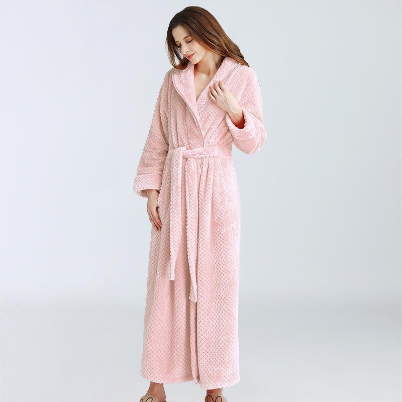 Gown Women Winter Warm Bathrobe Pajamas - Onouthati