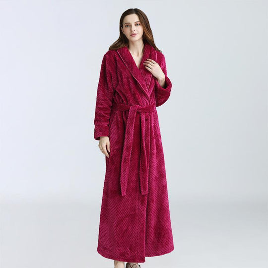 Gown Women Winter Warm Bathrobe Pajamas - Onouthati