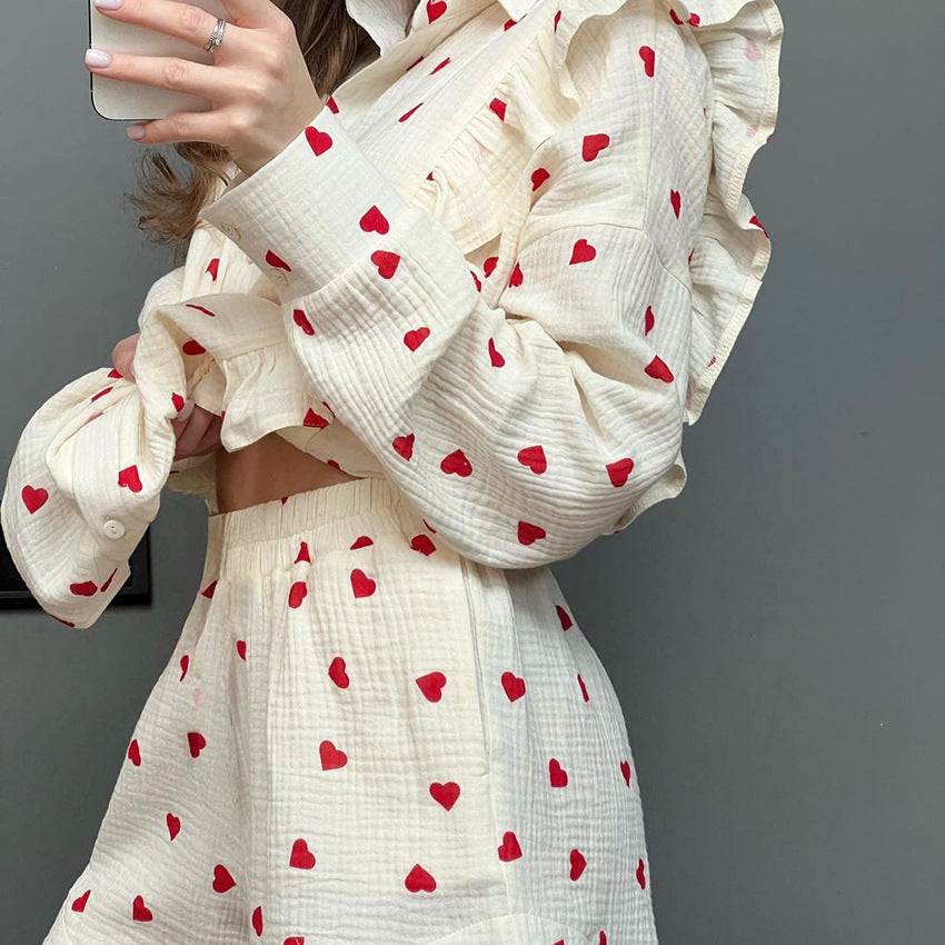 Top Shorts Two-piece Pajamas Women - Onouthati