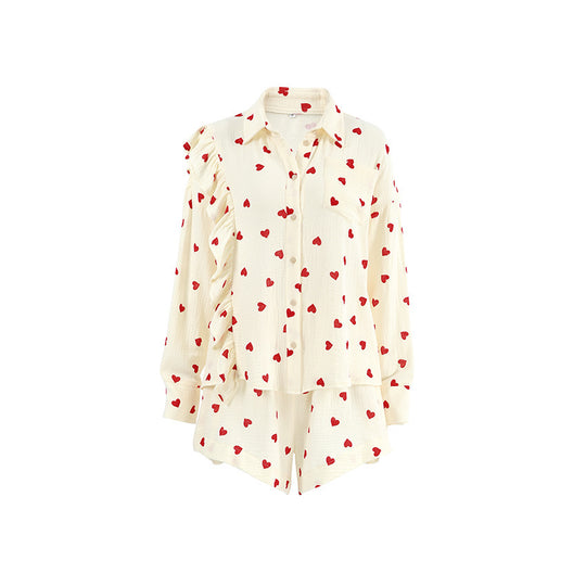 Top Shorts Two-piece Pajamas Women - Onouthati