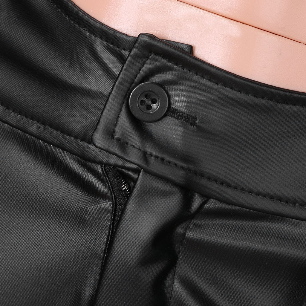 Tight pu leather leggings - Onouthati