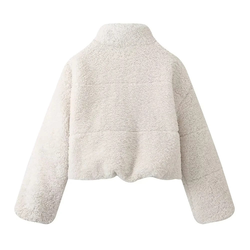 Fleece Short Cotton Jacket Jacket Coat - Onouthati