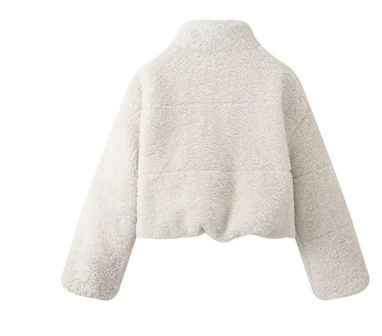Fleece Short Cotton Jacket Jacket Coat - Onouthati