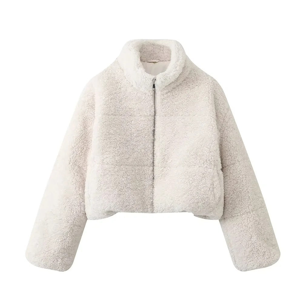 Fleece Short Cotton Jacket Jacket Coat - Onouthati