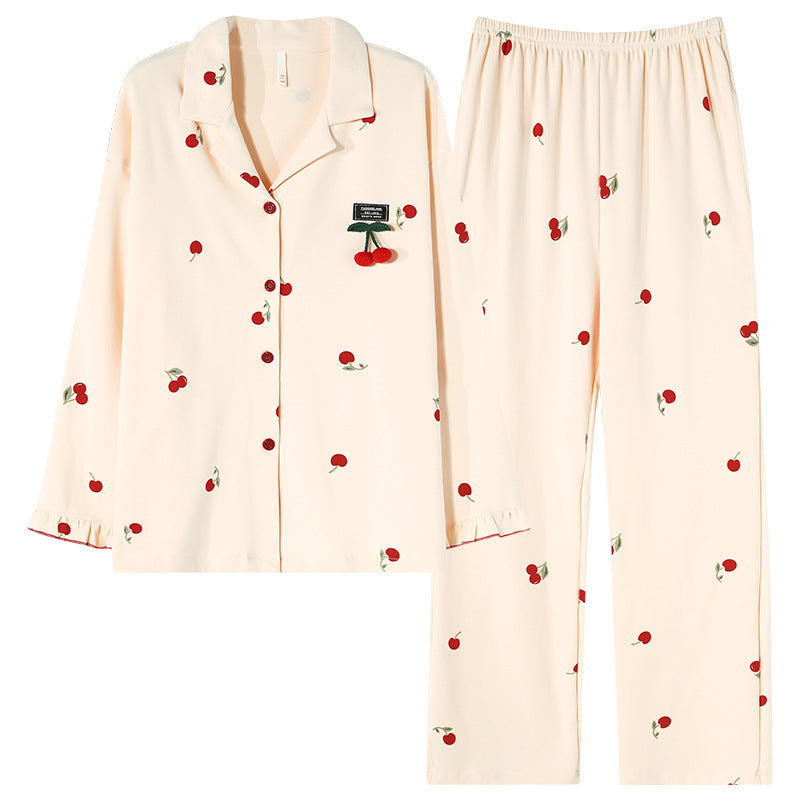 Fashion Personalized Double-sided Cotton Pajamas For Women - Onouthati